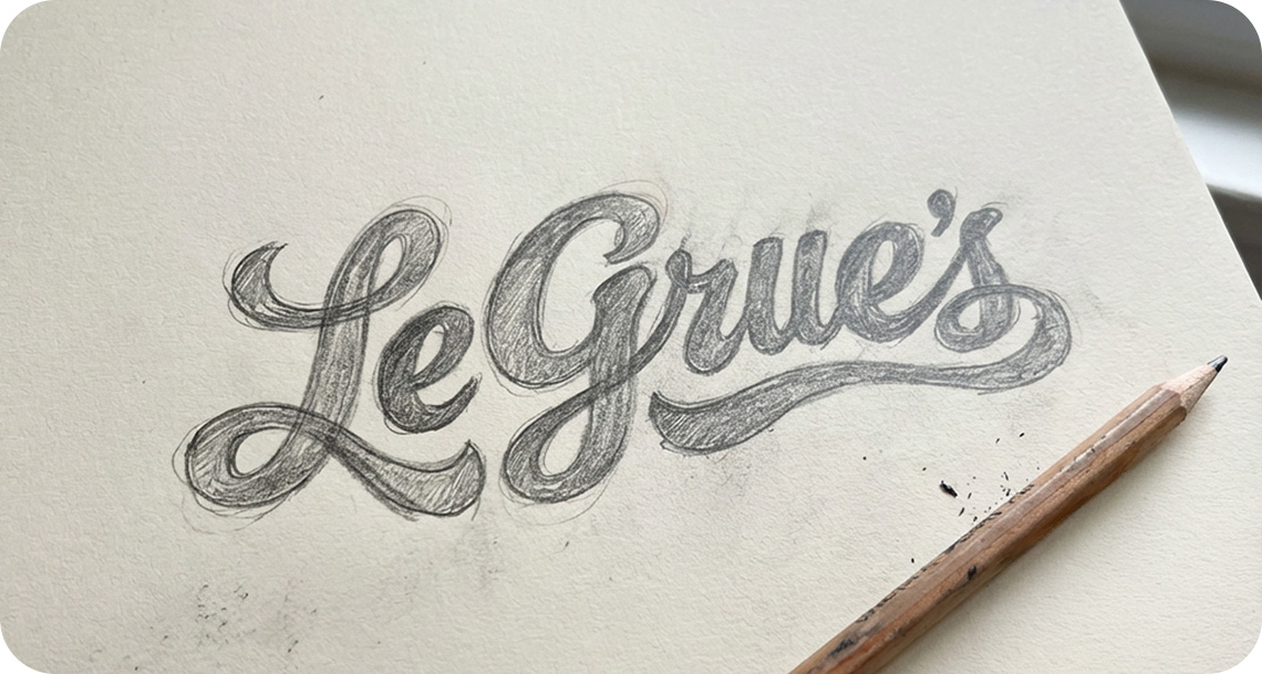 legrues brewing co. pencil