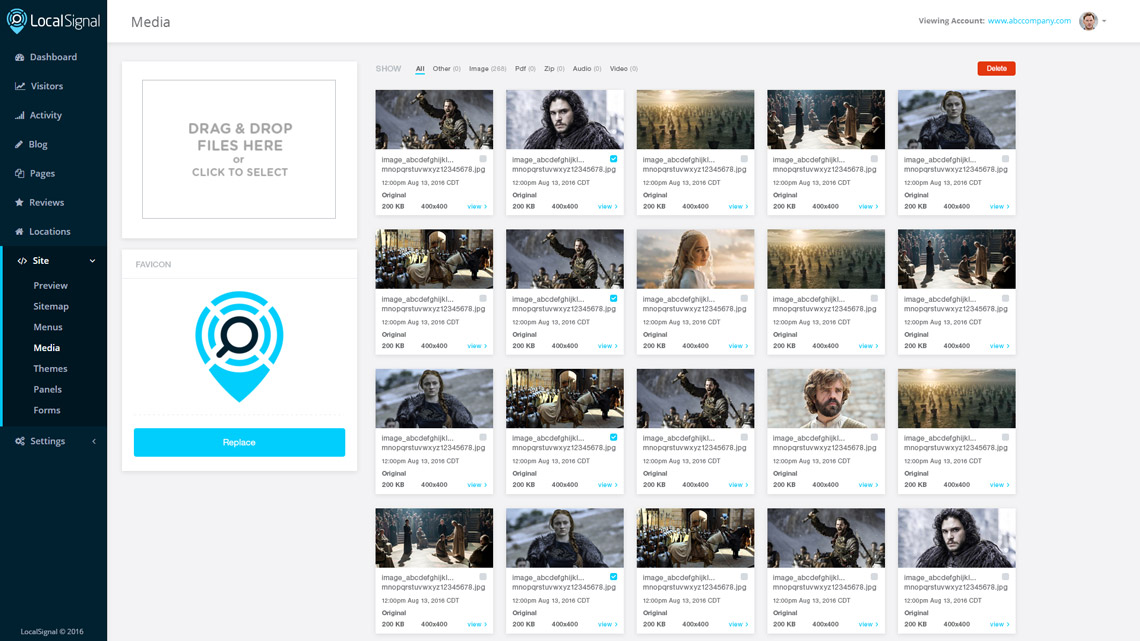 localsignal ui design